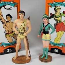 Dark Horse Comics Tarzan & Wilma Deering Limited Classic Statues W Tins VTG picture