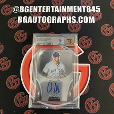 2013 Aaron Judge Bowman Sterling Prospects Autograph RC BGS 9 MINT Auto 10 picture