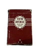 Vintage Fifth Avenue Kitten Reflection Looking In Mirror Playing Cards 54 Cards picture