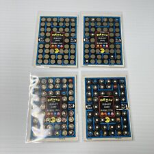 4x Vintage 1982 Fleer PAC-MAN Scratched Rub Off Game Cards AUS SELLER 🇦🇺 picture