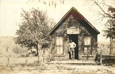 1930s Notch Missouri Unkleike Postmaster RPPC Postcard 25-11562 picture