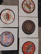 Rare old collectible Las Vegas casino chip Lot totaling $16.25 in chips picture