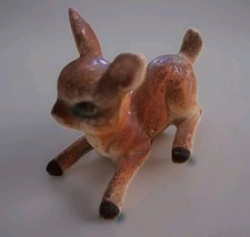 Vintage Ceramic Fawn Made In Japan 1950's picture