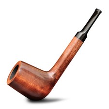 Smoking tobacco wooden canadian straight handmade engraving monogram custom pipe picture