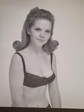 Vintage 1960s Pretty Blonde Model In Bra 2.25