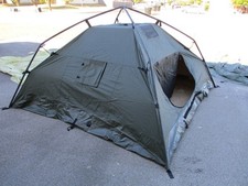 MILITARY SURPLUS SOLDIER CREW TENT GOOD CONDITION CAMPING 10 X10 HUNTING US ARMY picture