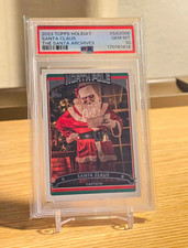 Topps 2023 Holiday Santa Claus The Santa Archives #SA2006 PSA 10 Pop 4 picture