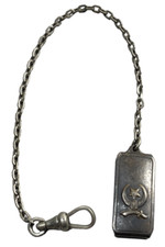 Rare 1923 Shriners Imperial Council Almas Temple pocket watch belt chain picture