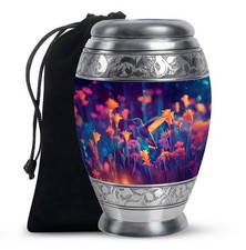 Singing Humming Bird Funeral Large Urns for Human Ashes Adult Father (10 Inch) picture