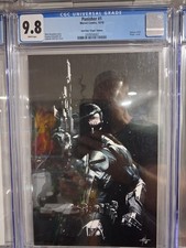 Punisher #1 Dell Otto Virgin Variant Rare Htf Cgc 9.8 Marvel 2018 picture