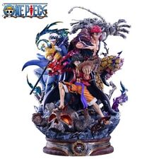 One Piece Three Captain Anime Figure Kid Law Luffy Action Pvc Model picture