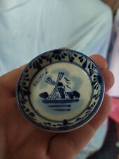 Handpainted Pivera Delft's Blue Holland Painted Windmill bowl.  Amsterdam 2000 picture