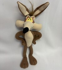 Vintage Nanco 16” Wile E Coyote Wired Plush Posable picture