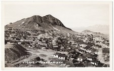 real photo Tonopah NV - Town View 1940s postcard RPPC picture
