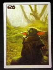2021 Topps Star Wars Mandalorian - Grogu - Darksaber Metal Hand Numbered /5 picture
