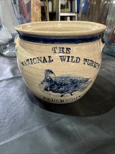 The National Wild Federation Stoneware Crock. Very Nice Condition picture