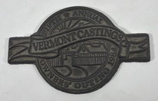 Vermont Casting Fifth Annual Owner’s Outing 1984 Cast Iron Plaque picture