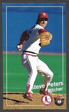 1988 SMOKEY BEAR Steve Peters ST LOUIS CARDINALS  UNSIGNED  3 x 5  PHOTO CARD #1 picture