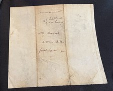 historical court document. Wayne County W. Virginia 1848 picture