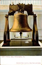 Liberty Bell Philadelphia PA Vintage Postcard 5PA12 picture