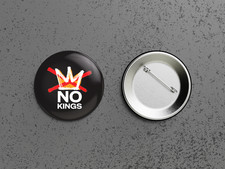 No Kings (Black) 2.25