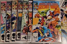 Marvel Comics - Secret Wars #1-7 & Secret Wars 2 Issue #1, + ASM #268 Lot picture