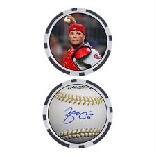 YADIER MOLINA - ST. LOUIS CARDINALS - POKER CHIP ***SIGNED*** picture