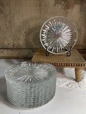 Set Of 10 Vintage Mid-Century Pressed Glass 7