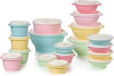 Tupperware Heritage Collection 36 Piece Food Small to Medium, Vintage Colors picture