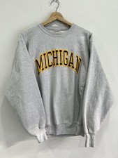 Vintage Michigan Spellout Sweater Sweatshirt picture
