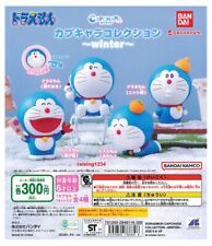 Doraemon Figure Collection Winter Bandai Capchara Gashapon Toys set of 4 picture