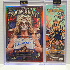 Wild Card 2026 Sugar Skull & Rubber Hose Sophie Cunningham 2-Card 1/1 Auto picture