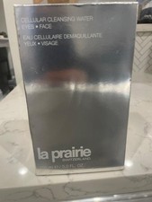 LA PRAIRIE CELLULAR CLEANSING WATER EYES FACE 5.0 OZ WITH 70 SOFT MAKEUP PADS picture