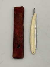 Antique J.R. Torrey Straight Blade Razor Worchester Mass w/ Orig Box picture