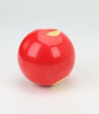 Vintage Bakelite Ball 160  grams - red inside with wedge - diameter 2,25 inches picture