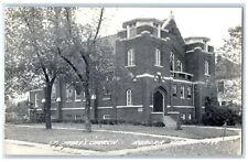 c1940's St. Mary's Church Scene Street Aurora Nebraska NE RPPC Photo Postcard picture