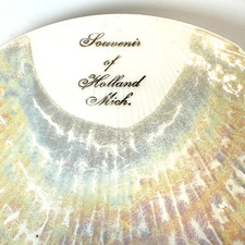 HOLLAND MI MICHIGAN Antique Souvenir China TRINKET DISH PLATE picture