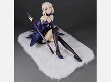 13cm Saber Altria Pendragon Figure Fate Stay Night Anime GK Collectible Statue picture