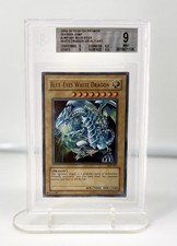 Blue-Eyes White Dragon - Konami Yu-Gi-Oh 2002 Shonen Jump Promo JMP-001 BGS 9 picture