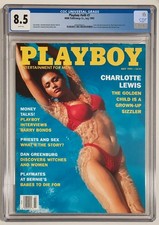 PLAYBOY JULY 1993 CGC 8.5 Low Pop - Barry Bonds Interview - CHARLOTTE LEWIS picture