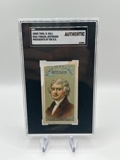 1880s “Between The Acts & Bravo” Cigarettes - Thomas Jefferson SGC Authentic picture