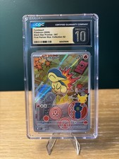 Pokémon 2026 Black Star Promos #047 Cyndaquil Promo CGC Pristine 10 picture