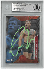Conor McGregor Auto Slabbed UFC 2022 Panini Chronicles Illusions Card Beckett picture