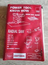 Vintage Sears Craftsman Radial Saw Power Tool Know How Book 1979 picture