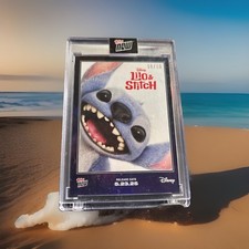 Topps Now Disney Lilo & Stitch Stitch 2025 Limited Black FOIL 8 / 10 SEALED NEW picture