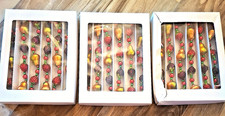 LOT 3 Vintage Christopher Radko Blown Glass Fruit Della Robbia Garlands #B04317 picture