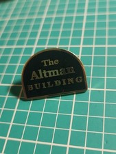 Vtg The Altman Building Gold Tone Lapel Pin picture