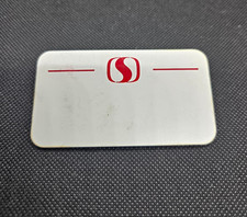 Vintage Safeway Blank Name Badge Pinback Name Tag 1990's picture