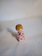 Vintage Young Girl Praying Figurine Brinns Pittsburgh Pa picture