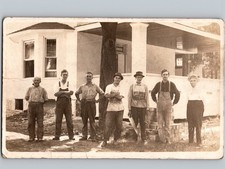 c1910 Justice Lumber Co Occupational DEWITT Iowa IA Clinton County Low Moor RPPC picture